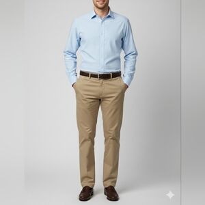 Cremieux Men's Khaki Relaxed Fit/Straight Leg Pants Size 36X30 EUC